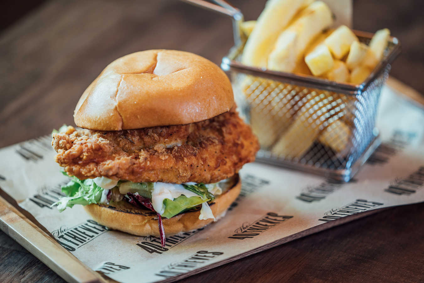 THE GARRISON SOUTHERN CHICKEN FILLET BURGER